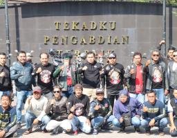 Kapolres Nganjuk Ajak Komunitas Motor CB Berkomitmen Jaga Kamtibmas