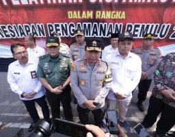 Polda Jatim Gelar Sispamkota, Buktikan Polri Siap Kawal Pemilu 2024