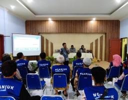 Satresnarkoba Polres Nganjuk dan BNNK Bekali Relawan dan Pemuda Karang Taruna Pengetahuan Dasar Seputar Narkoba