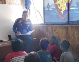 Peduli Pendidikan, Satpolairud Polres Bangkalan Dirikan Rumah Belajar Bagi Anjal