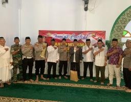 Jum’at Curhat Polres Nganjuk, Ajak Jamaah Ikut Aktif Jaga Kamtibmas