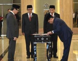 Dulu Berstatus Anggota Polri, Kini Sekjen Kemenkumham Dilantik Menjadi ASN