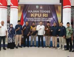 Bupati Sampang Terima Kunjungan Anggota KPU RI, Gelar Kajian Teknis Pemilu 2024