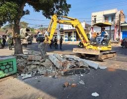 Berdiri di Fasum, 4 Tugu Silat di Purworejo Sukarela Ditertibkan, Kapolres Madiun Beri Apresiasi