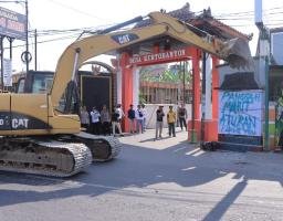 Sudah 50 Tugu Peguruan Silat Dibongkar Secara Sukarela di Kabupaten Madiun
