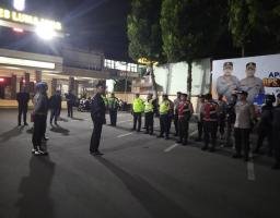 Jelang Pilkades Serentak Polres Lumajang Gelar Patroli Skala Besar
