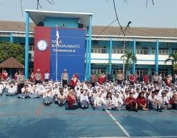 Polres Tanjung Perak Beri Motivasi Pelajar Cegah Kenakalan Remaja