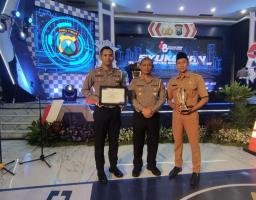 Satlantas Polres Blitar Raih Juara 1 Lomba Kampung Tertib Lalulintas