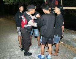 Rutin Gelar Patroli Gabungan Polres Bangkalan Antisipasi Balap Liar dan Tawuran Remaja