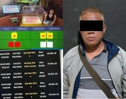 Berharap JP Judi Slot Deposit, AA Ditangkap Resmob Polres Pelabuhan Tanjung Perak