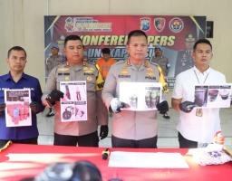 Polresta Sidoarjo Berhasil Amankan Terduga Pelaku Utama LPG Oplosan Di Anggaswangi