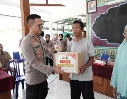 Polsi Peduli Ratusan Warga Terima Bantuan Sosial Polres Ponorogo