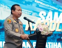Gelar Diskusi Panel Sinergitas Polda Jatim Bersama Awak Media Siap Sukseskan Pemilu Damai 2024
