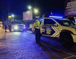 Patroli Skala Besar, Sinergitas Polisi Bersama TNI Antisipasi Konflik Pesilat di Trenggalek