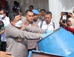 Pimpin Pemusnahan 112 Kg Sabu, Kapolda Aceh: Bila Perlu Pelaku Dihukum Mati