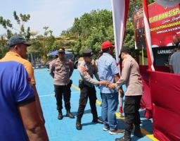 Siap Amankan Pemilu 2024, Polres Bangkalan Gelar Simulasi Sispamkota