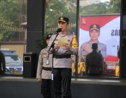 Humas Polri Gelar Pasukan Kesiapan Satgas Humas Dalam Pengamanan Pemilu 2024