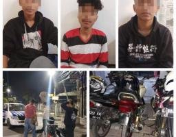 Polsek Tambaksari Berhasil Amankan 3 Pelaku Balap Liar