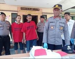 Reskrim Polsek Mulyorejo Berhasil Ringkus 2 Begal Sadis