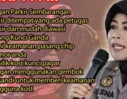 Cegah Curanmor, Polres Bangkalan Beri Himbauan Waspada Kendaraan Pribadi di Area Umum