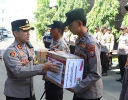 Polres Sumenep Salurkan Bantuan Kemanusian Untuk Palestina