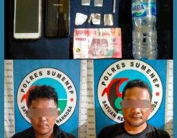 Ungkap Kasus Narkoba, Polres Sumenep Amankan Dua Tersangka