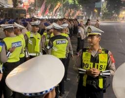 Polrestabes Surabaya Terjunkan 482 Personil Amankan Gerak Jalan Perjuangan Mojosuro