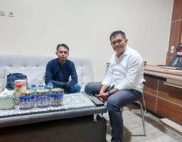 Pimred Media Online Jejakindonesia.id Silaturahmi Dengan Kasat Narkoba Polresta Banyuwangi