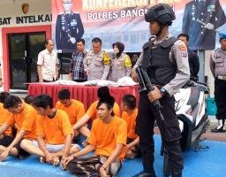 Polres Bangkalan Berhasil Ungkap 16 Kasus Dengan 18 Tersangka