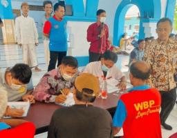 Cegah Penularan TBC, Lapas Pamekasan Skrining Kesehatan Massal Warga Binaan