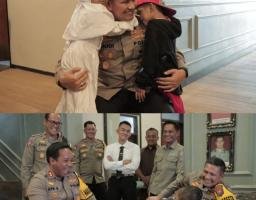 Pingin Jadi Polisi, DN Bocah Korban Penganiayaan Kunjungi Polresta Malang Kota