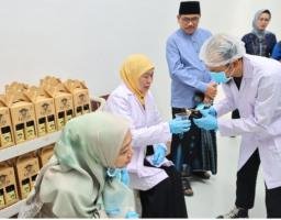 Gubernur Khofifah Resmian Pabrik Kapiten Nusantara