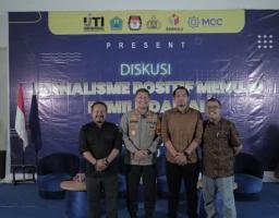 Kapolresta Malang Kota Tegaskan Netralitas TNI Polri di Sharing Session Jurnalisme Positif Wujudkan Pemilu Damai