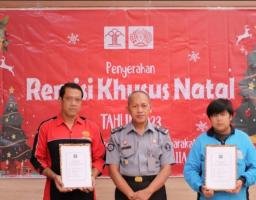 21 Narapidana Lapas Kediri Mendapatkan Remisi Khusus Hari Raya Natal