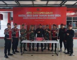 Lapas Bondowoso Gelar Apel Kesiapsiagaan Menjelang Natal dan Tahun Baru