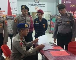 Polres Pamekasan Siagakan Personel 24 jam di Kantor KPU dan Gudang Logistik Pemilu 2024