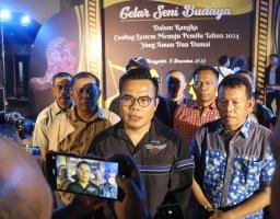 Gelar Seni Budaya Kapolres Trenggalek Ajak Masyarakat Sukseskan Pemilu Damai