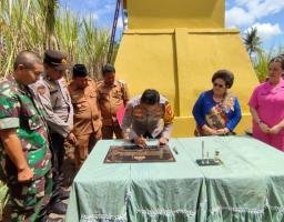 Kapolres Lumajang Resmikan Sumur Bor Bantu Kebutuhan Air Bersih Untuk Warga