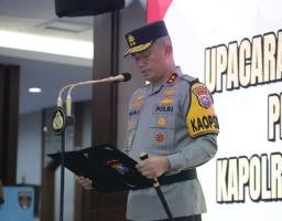 Kapolda Jatim Pimpin Sertijab PJU dan Kapolres Jajaran