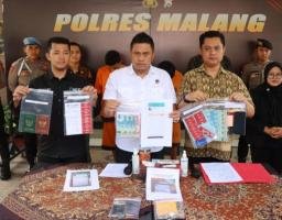 Ungkap TPPO Polres Malang Amankan Dua Suami yang Tega Jual Istri Melalui Aplikasi Online