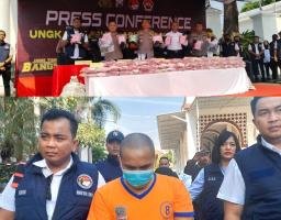 Satresnarkoba Polrestabes Surabaya Berhasil, Mengungkapkan kasus Jaringan Narkotika Sumatra-Jawa.