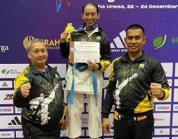 Atlet Karate Polres Kediri Raih Dua Medali di Kejuaraan Internasional Karate Championship 2023