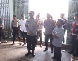 Pastikan Keamanan Logistik Pemilu, Kapolres Situbondo Cek Gudang KPU