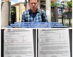 DPP AMI ; Resmi Melaporkan KALAPAS dan KPLP Kelas 1 Madiun 