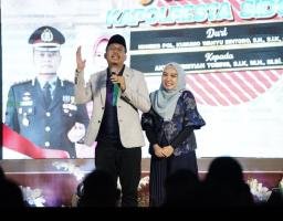 Gus Muhdlor Ucapkan Selamat Kepada AKBP Christian Tobing Sebagai Kapolresta Sidoarjo