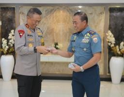 Sinergitas, Kapolda Jatim Terima Kunjungan Pangkoarmada ll