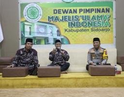 Cooling System Mendekati Pemilu 2024, Kapolresta Sidoarjo Kunjungi MUI