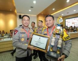Polres Ngawi Raih Juara Satu Penilaian Pos Ops Lilin Semeru 2023