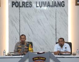 Jaga Kondusifitas Jelang Pemilu 2024, Kapolres Lumajang Gandeng PWI