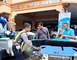 Cepat Dekat dan Bersahabat, Patwal Polresta Malang Kota Kawal Pasien Darurat